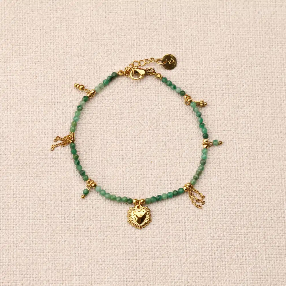 Ysalie Stones Ex-Voto Heart Bracelet