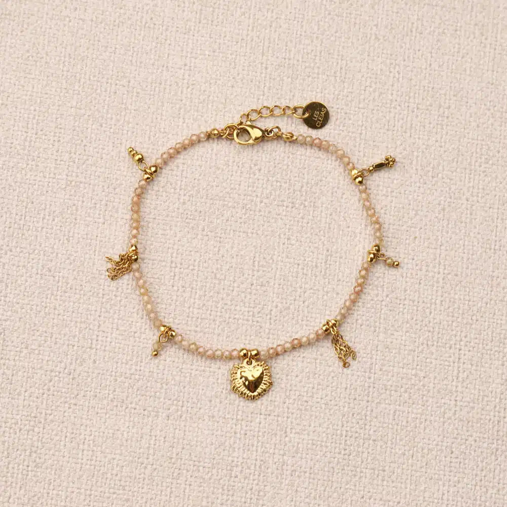 Ysalie Stones Ex-Voto Heart Bracelet