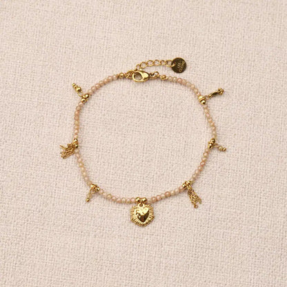 Ysalie Stones Ex-Voto Heart Bracelet