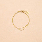 Elorane Double Chain Bracelet
