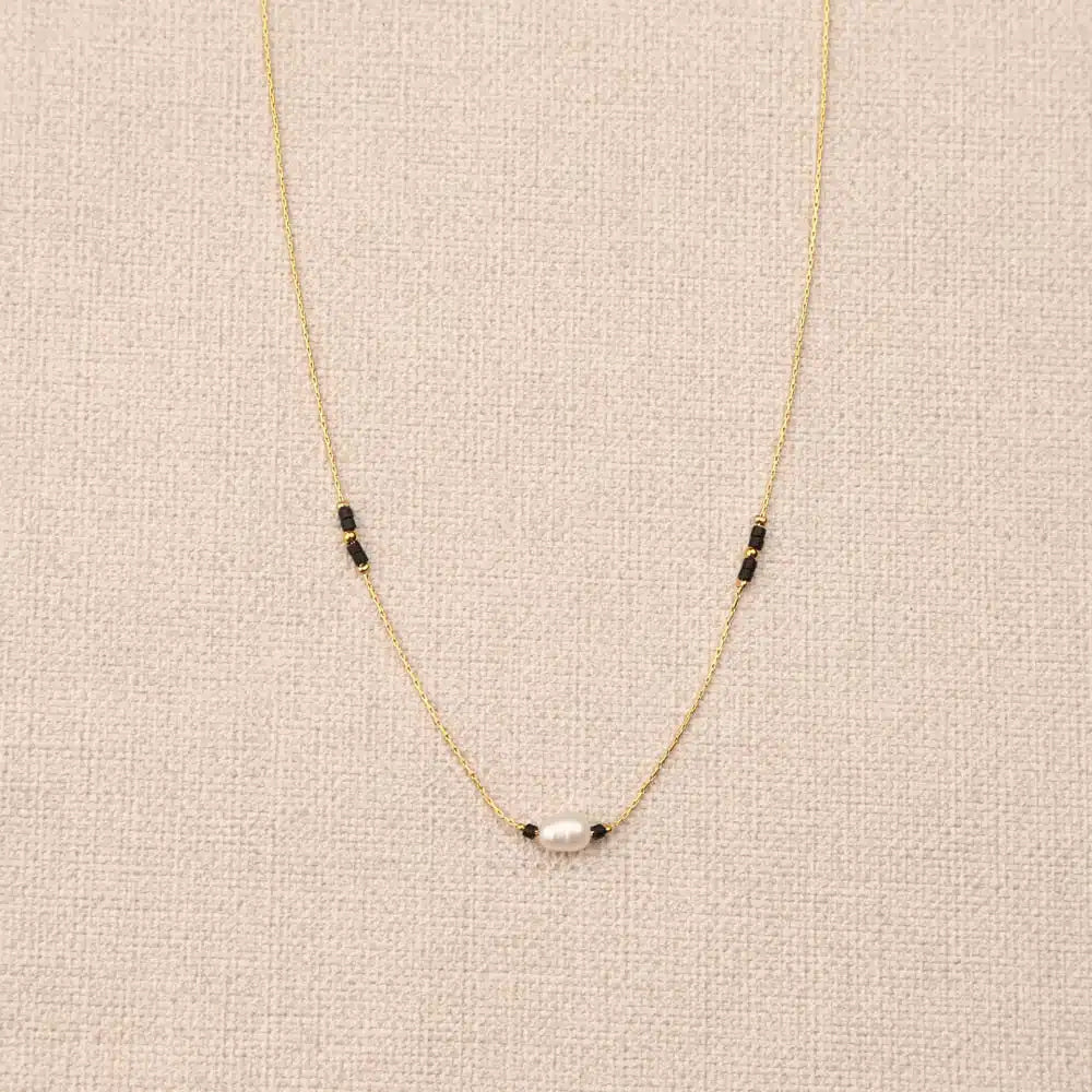 Nephis 1 pearl Miyuki bead Necklace