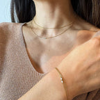 Elorane Double Chain Necklace