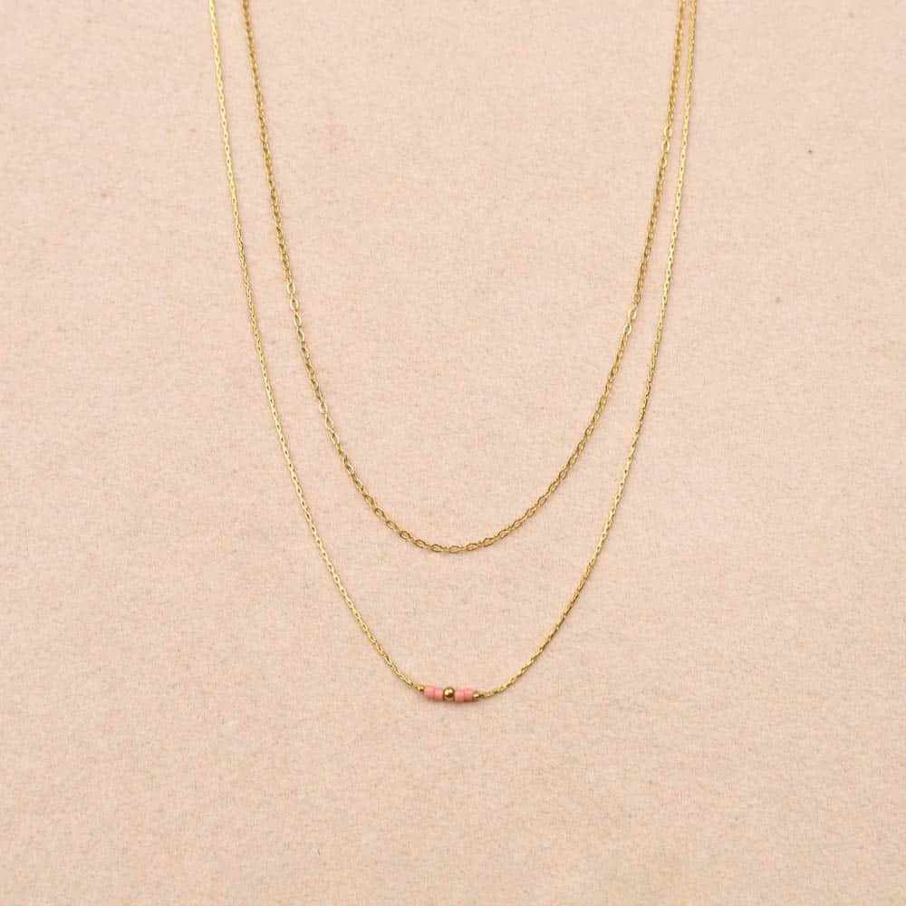 Elorane Double Chain Necklace