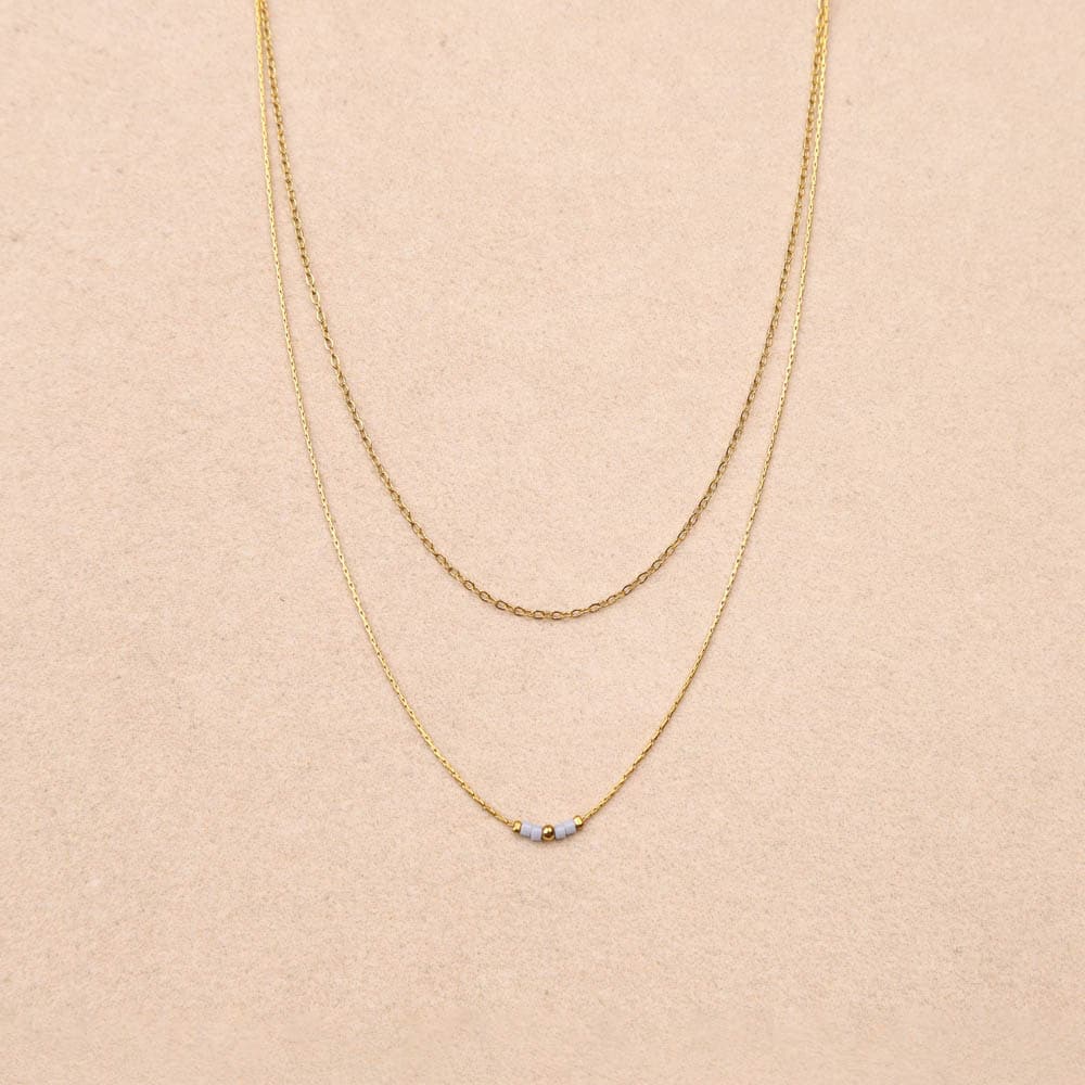 Elorane Double Chain Necklace