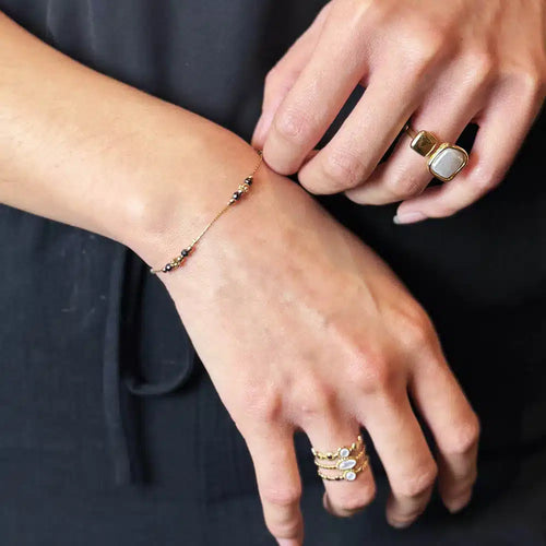 Naia Crystal Beads Bracelet