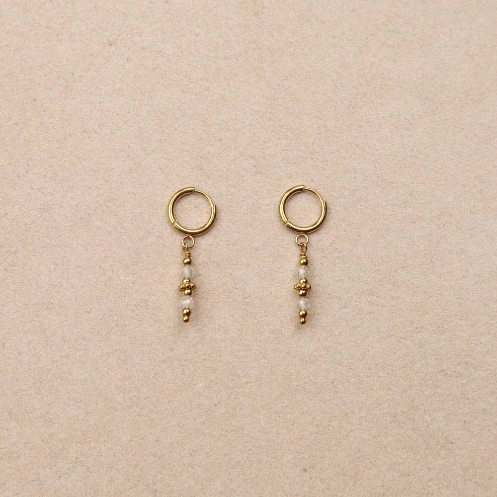 Naia Crystal Beads Earrings