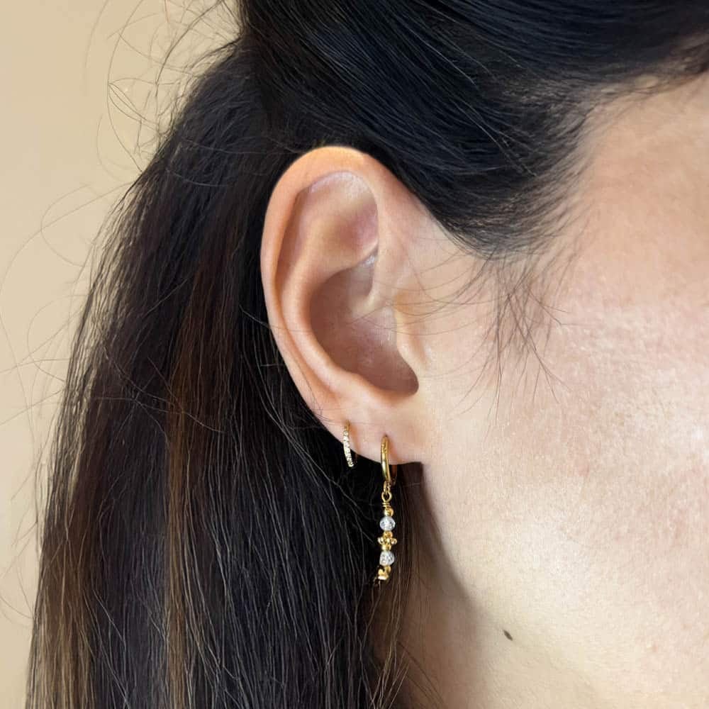 Naia Crystal Beads Earrings