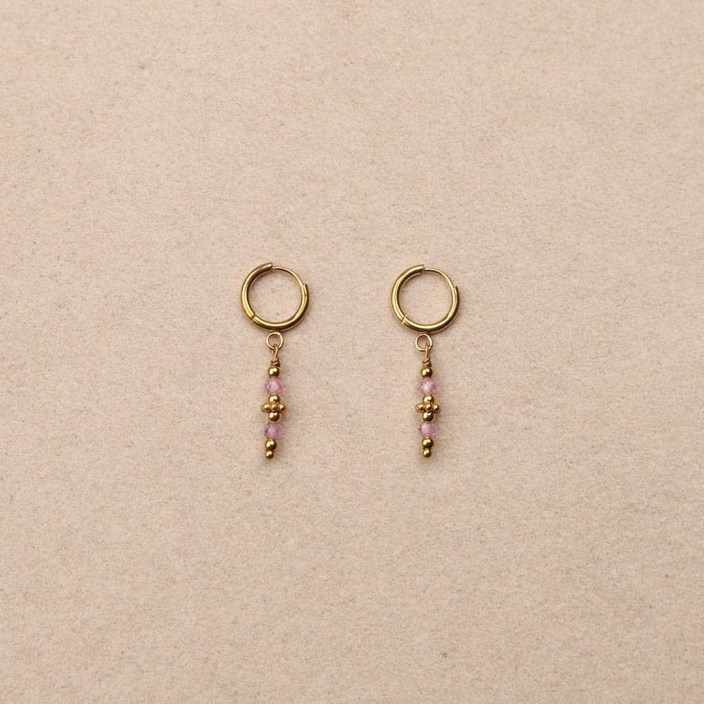 Naia Crystal Beads Earrings