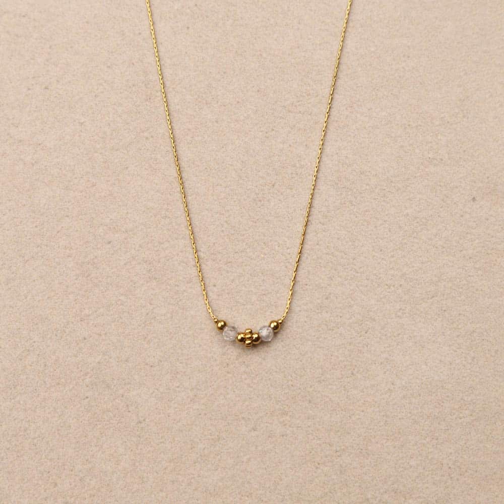 Maïa Crystal Beads Middle Necklace