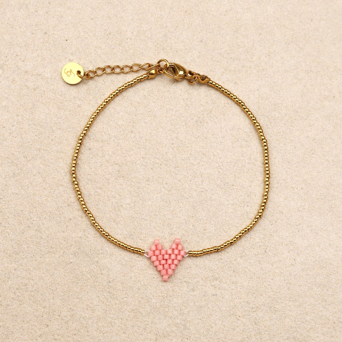 Beaded heart Bracelet