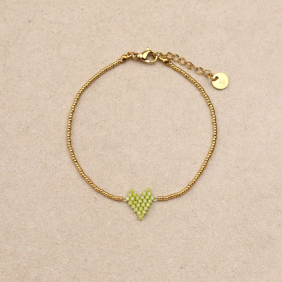 Beaded heart Bracelet