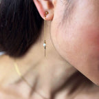 Zéliane Pearl At The Tip Earrings