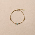 Layana Strings Of Beads 1 Stone Bracelet