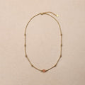 Layana Strings Of Beads 1 Stone Necklace