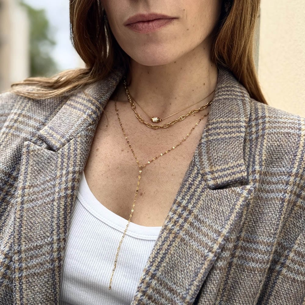 Ysalina Chains Y Long Necklace
