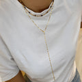 Ysalina Chains Y Long Necklace