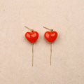 Soraya Heart balloon Earrings