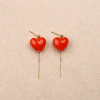 Soraya Heart balloon Earrings