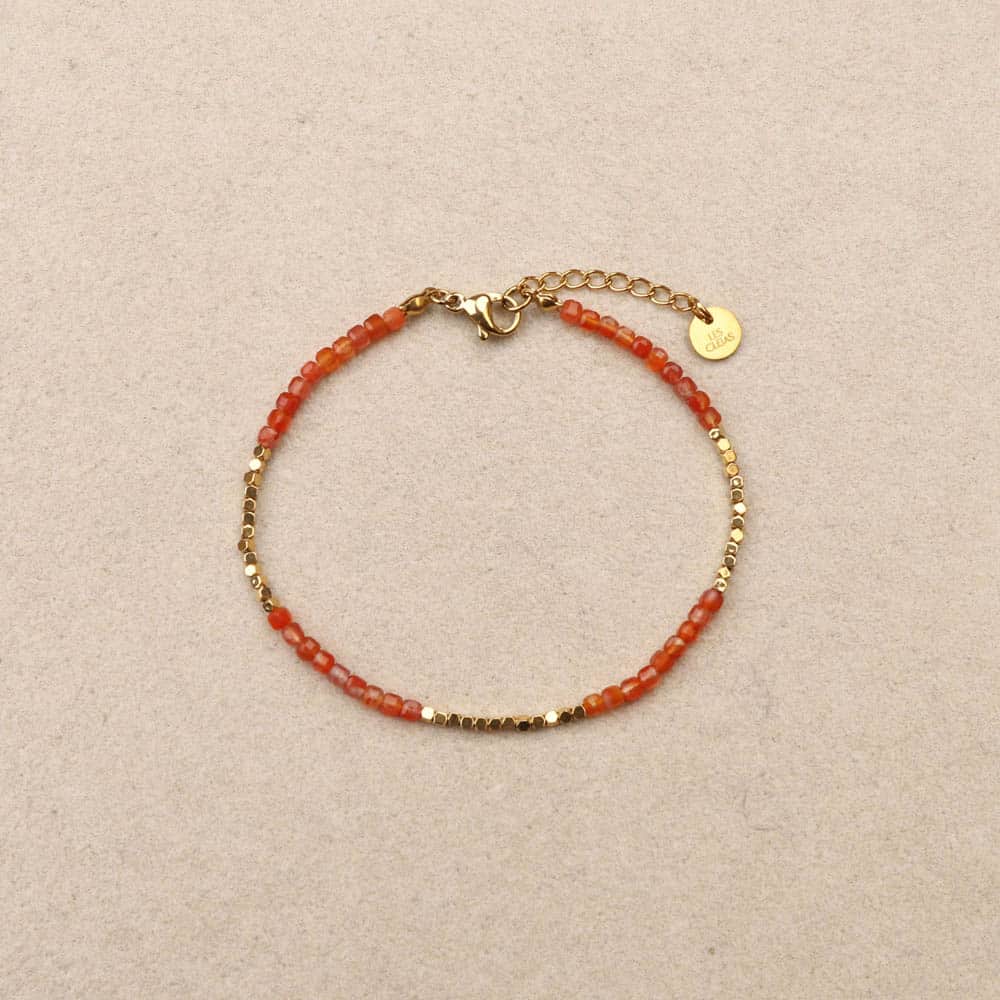 Lithosita fine cube stones Bracelet