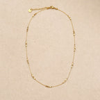 Lye Cylindrical Beads Necklace