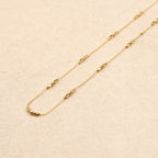 Lye Cylindrical Beads Necklace