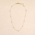 Lye Cylindrical Beads Necklace