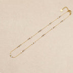 Lye Cylindrical Beads Necklace