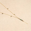 Eloana Stones Vertical Pendant Necklace
