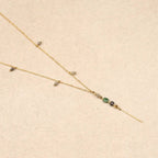 Eloana Stones Vertical Pendant Necklace