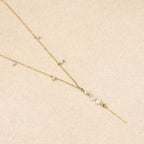 Eloana Stones Vertical Pendant Necklace