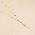 Eloana Stones Vertical Pendant Necklace