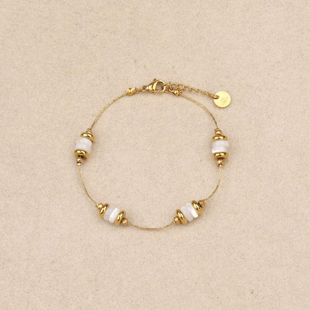 Aelis Stone Discs Bracelet