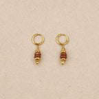 Eleora Stone Discs Drop Earrings