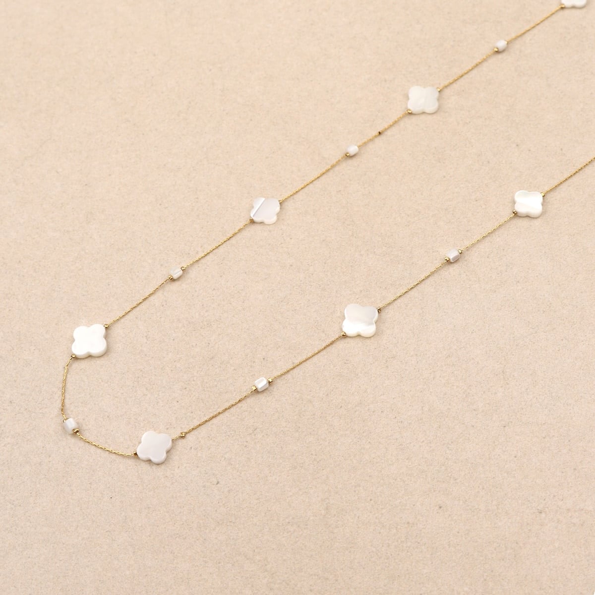 Lumine Clovers Long Necklace