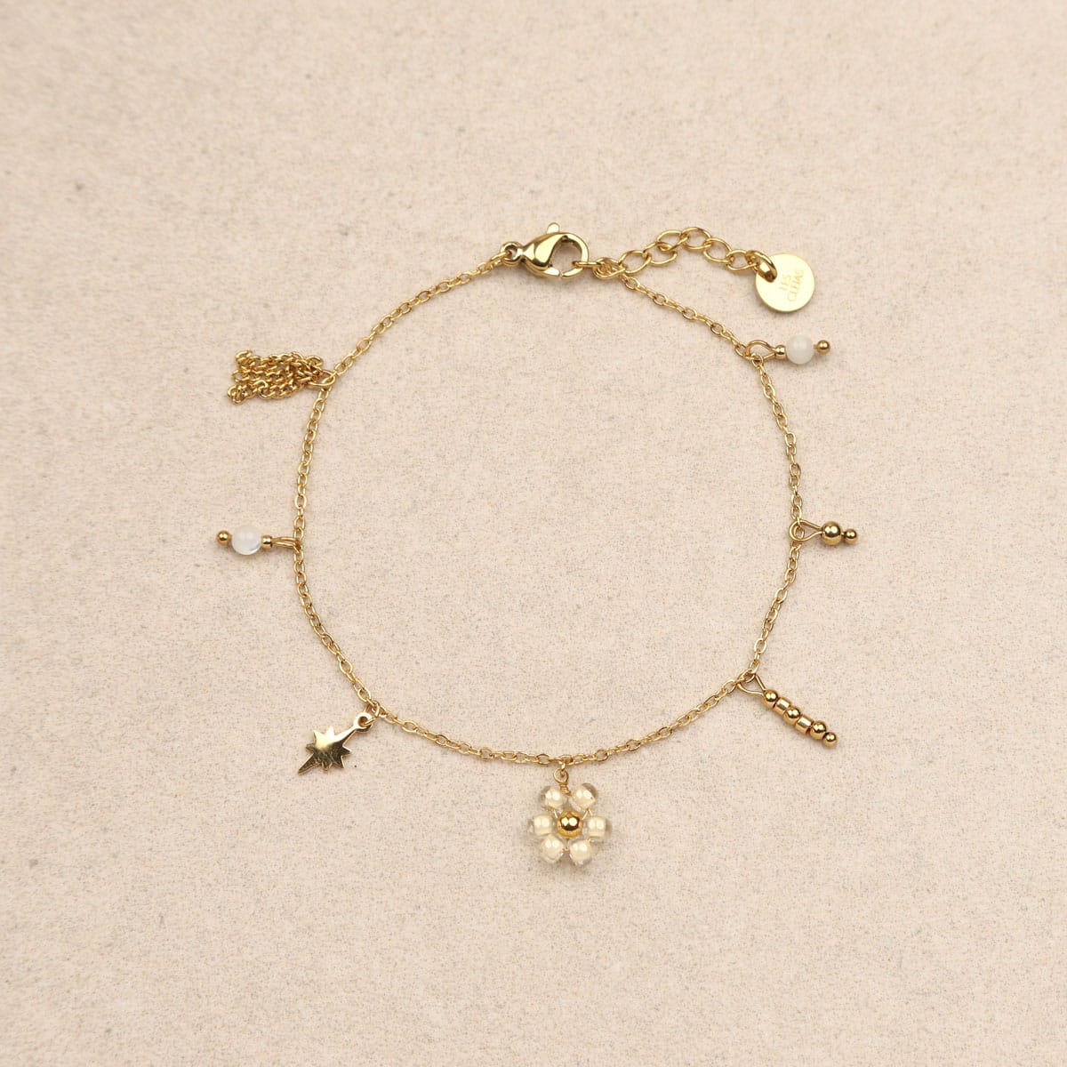 Orana Flower Beads Chain Bracelet