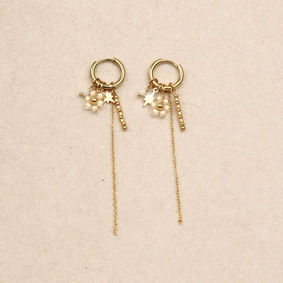Orana Flower Chain Earrings
