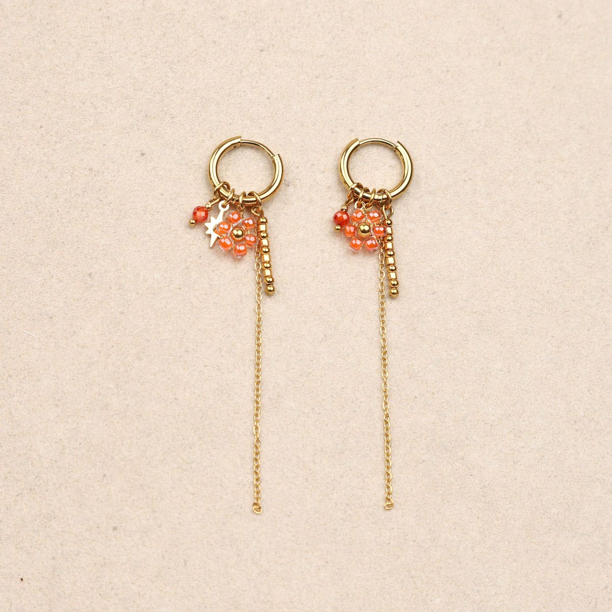 Orana Flower Chain Earrings