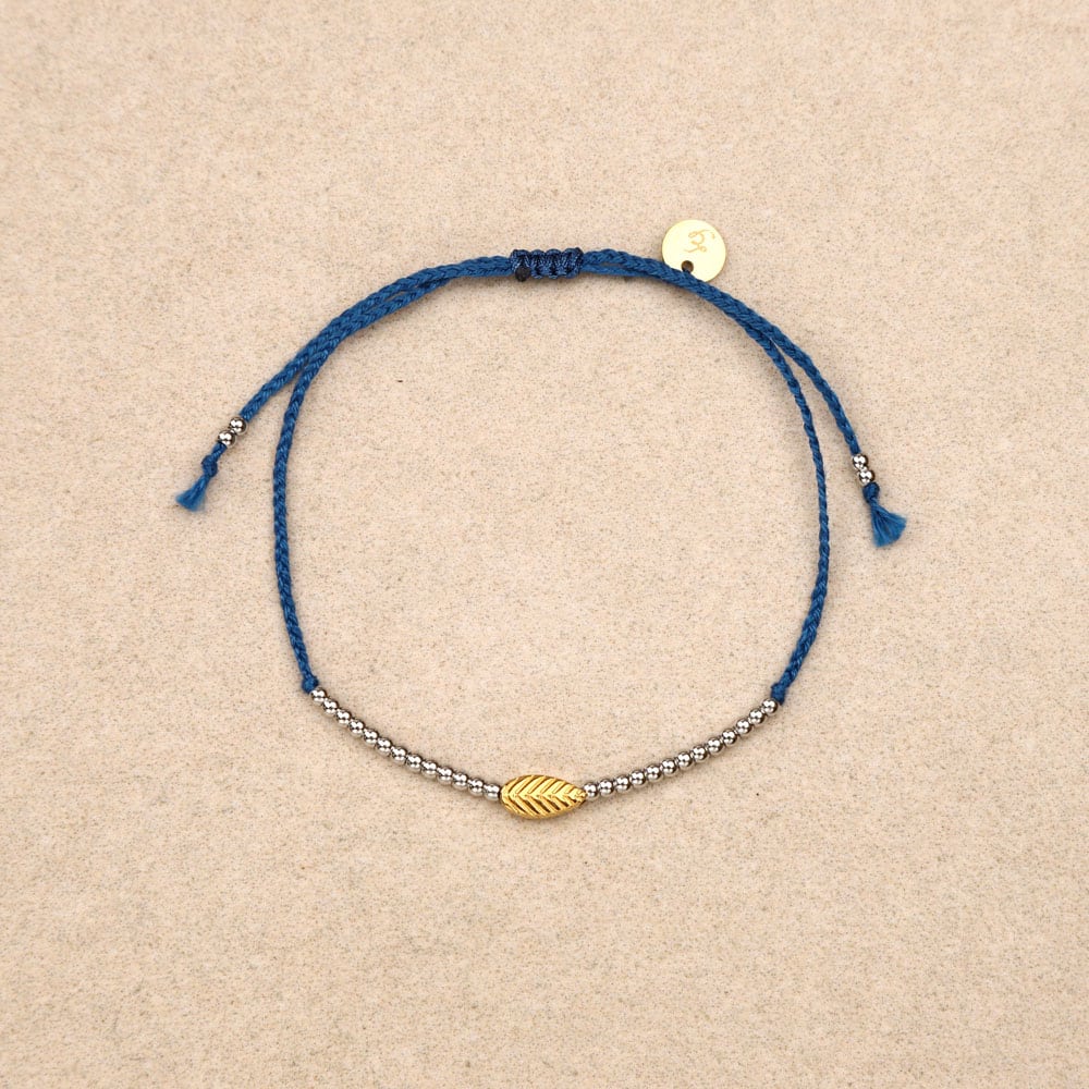 Maiwen Leaf Drawstring Bracelet