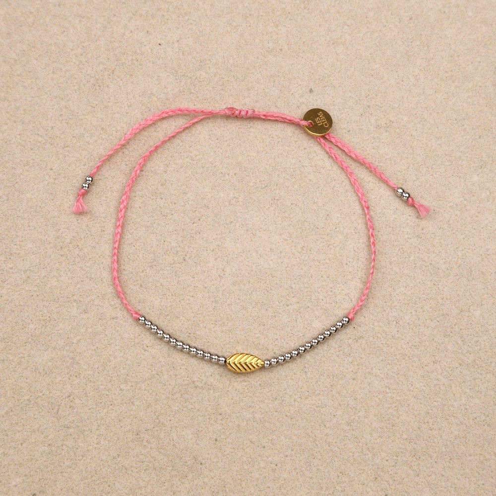 Maiwen Leaf Drawstring Bracelet