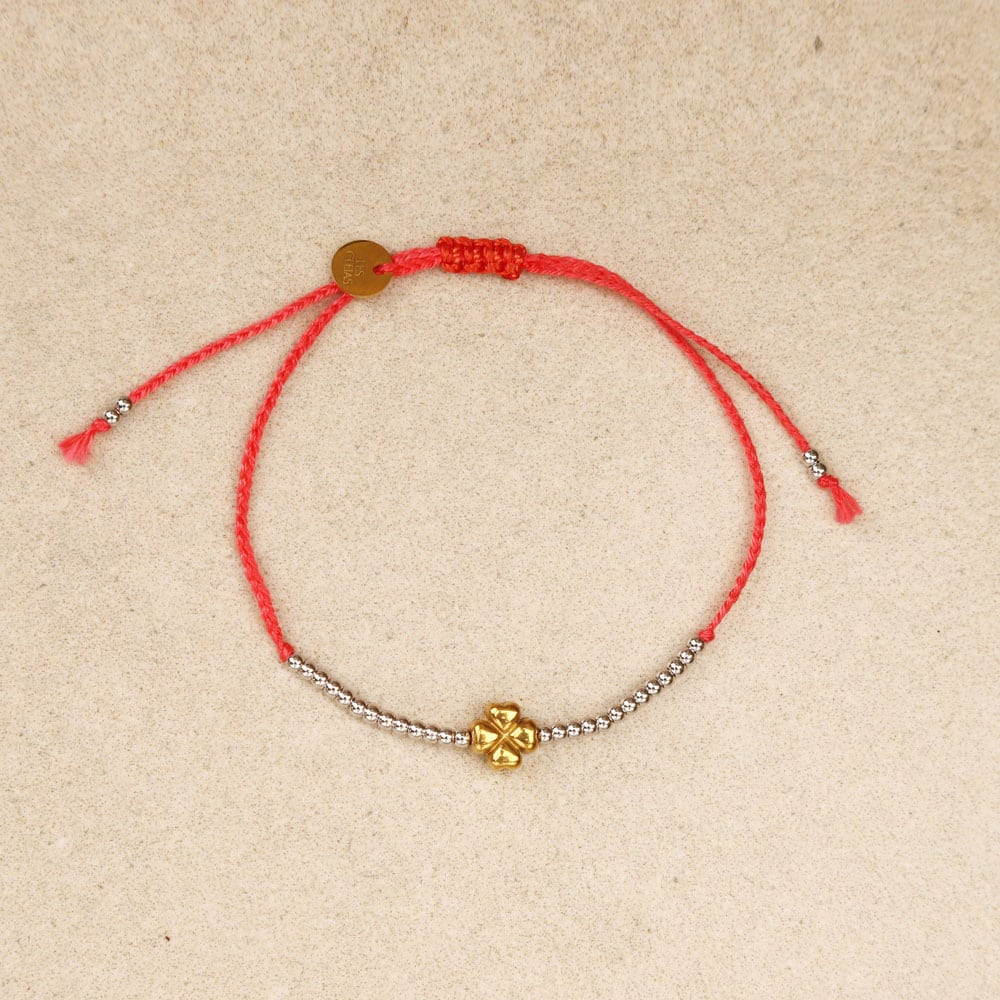Maiwen Clover Drawstring Bracelet