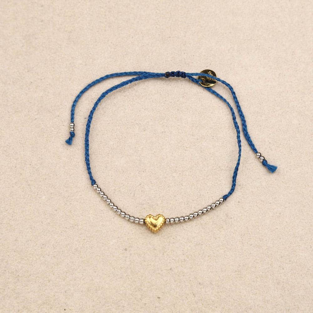 Maiwen Heart Drawstring Bracelet