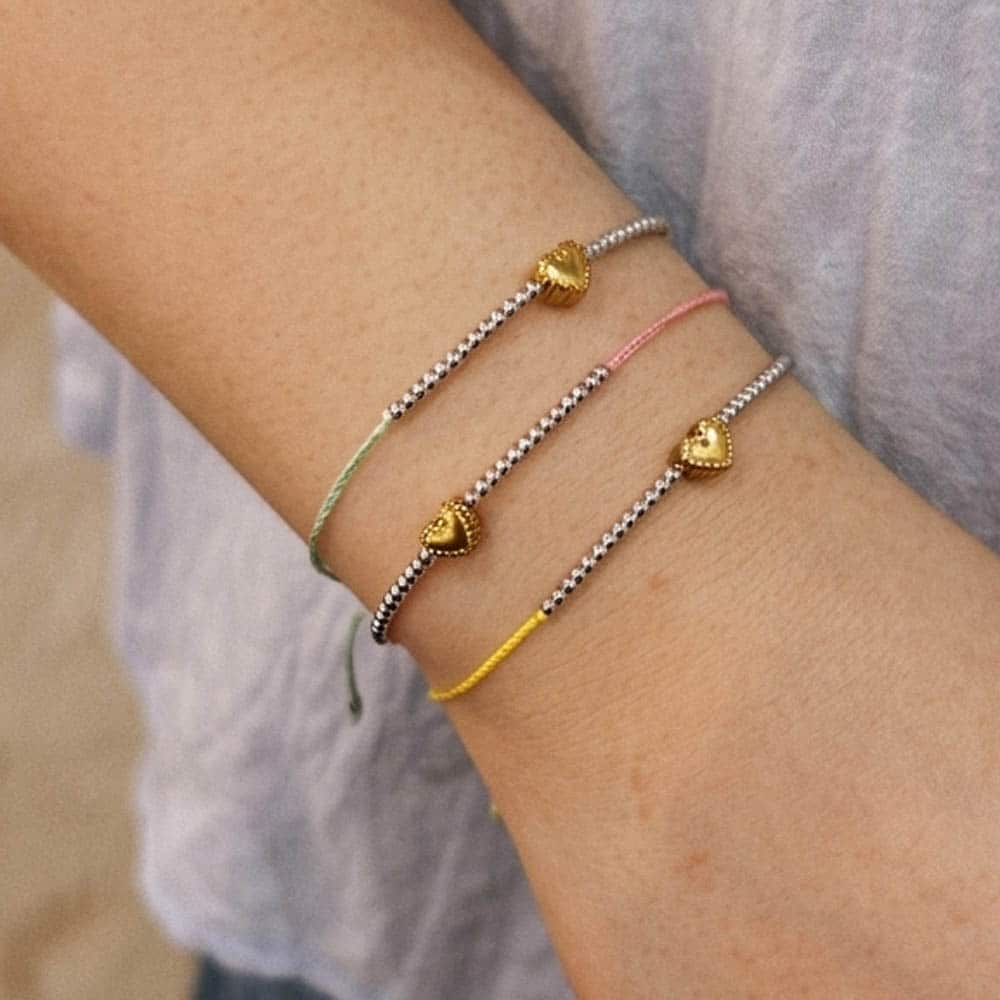 Maiwen Heart Drawstring Bracelet