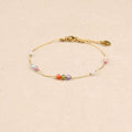 Biba Crystal Beads Gold Bracelet