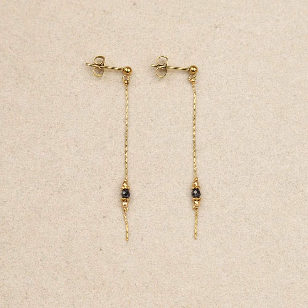 Noyau Crystal At The Tip Earrings