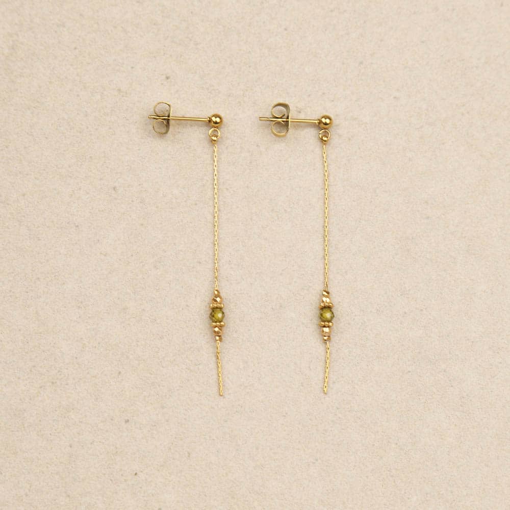 Noyau Crystal At The Tip Earrings