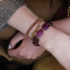 Sillya Gold Beads Bracelet