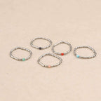 Linais Silver Beads Ring