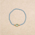Aelise Light Blue Crystal Elastic Bracelet