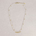 Akar White Stones Beads Necklace