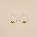 Ashe mother Of Pearls Hoop Earring